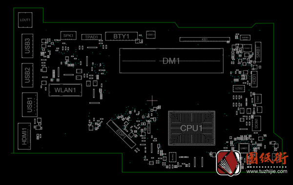 ACER Spin 1 SP111-31 16835-1M IRONHIDE_APL REV -1M宏基笔记本主板点位图BRD