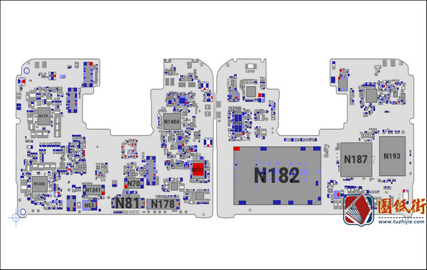 小米手机维修图纸-红米note9s LLDM523主板点位图BVR