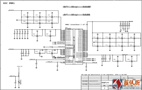 华为Honor荣耀Play HL1CORM手机电路原理图纸