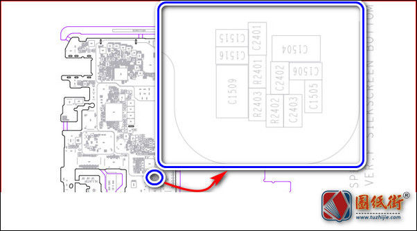 荣耀8A HL1JATM VER.F主板元件位号图