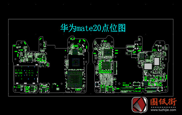 华为Mate20 HL1HIMAM VER.D手机主板元件位号图