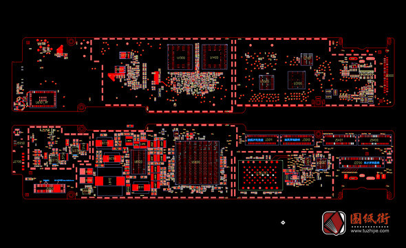 苹果平板iPad4 PCB点位图