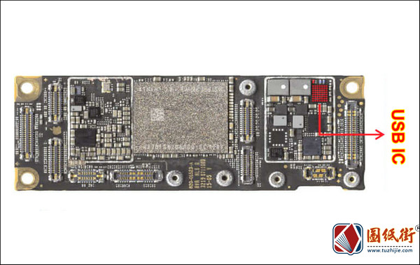 iPhone 11 USB IC 对地阻值