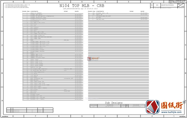 苹果iPhone 11 820-01523 N104 手机电路原理图+位号图