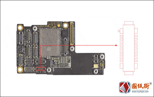 iPhone11Pro前置摄像头接口座对地阻值
