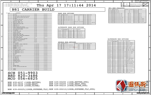 iPhone6Plus 820-3486 051-9903 手机图纸