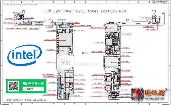iPhone8Plus Intel版820-00847 051-02160位号图