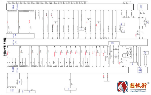 苹果8P开机方框图