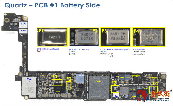 苹果iPhone7拆卸及元件厂商