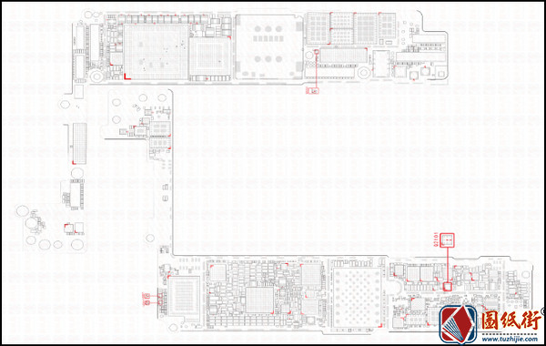 手机维修资料iphone7Plus U2501 U3001 Q4001 Q2101短接图