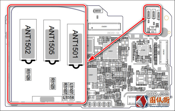 OPPO A57手机维修资料位号图