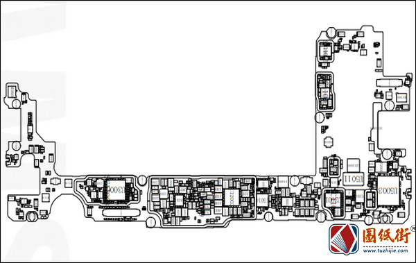 三星S10 SM-G975F主板位号图位置图-逻辑框图