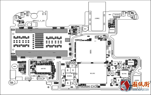 小米CC9E 88512_1_20主板元件位号图