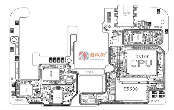 小米维修资料-红米K20pro维修图纸-电路原理图+位号图