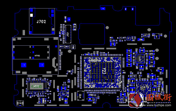 小米4 WCDMA 点位图PCB格式