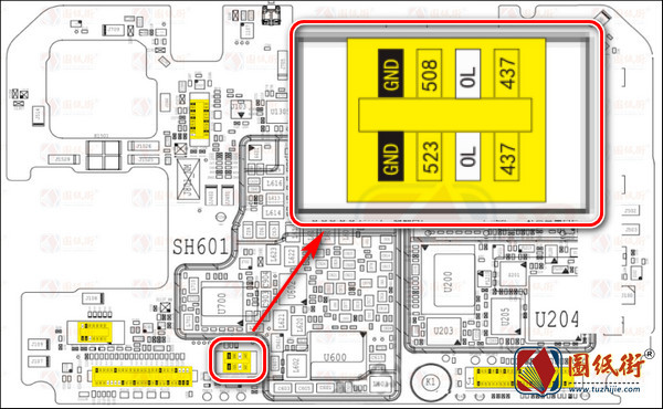 小米8（Xiaomi）Mi8接口座子对地阻值图