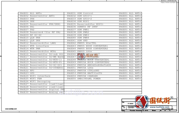 小米9手机电路原理图纸
