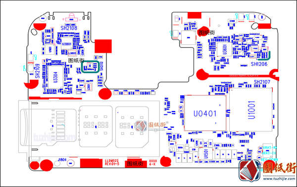 红米note9s手机主板位号图