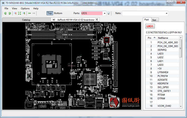华擎ASROCK H81M-VG4 REV 2.02主板点位图