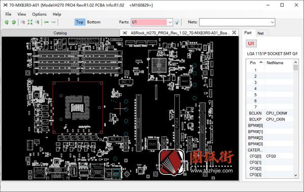 ASROCK H270 PRO4 REV 1.02 70-MXB3R0-A01华擎主板点位图FZ