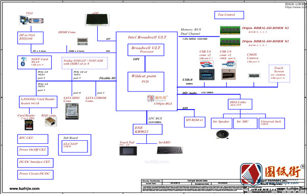 Acer E5-473 E5-473G E5-473T E5-473TG LA-C341P R1.0宏基笔记本图纸