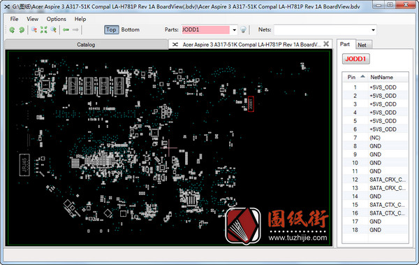 Acer Aspire 3 A317-51K LA-H781P Rev 1A宏碁笔记本点位图BDV