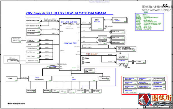 Acer E5-475 Quanta Z8V DA0Z8VMB8E0 Rev 1A宏基笔记本图纸