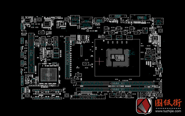 ASUS P8B75-M_LX_PLUS 1.00 1.00A华硕系列主板点位图