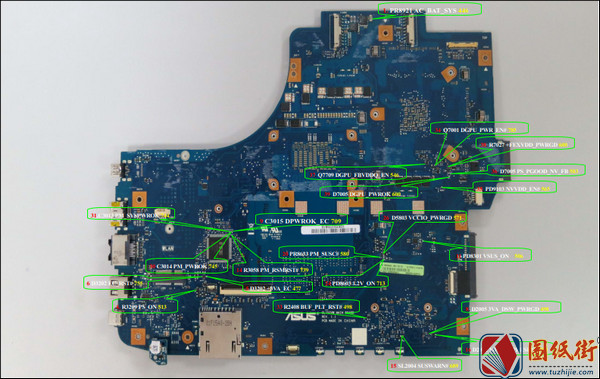 Asus GL752VW Rev 2.0华硕笔记本点位图+维修手册 无连接