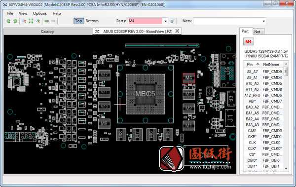 Asus GTX780 C2083P Rev 2.00华硕显卡点位图FZ