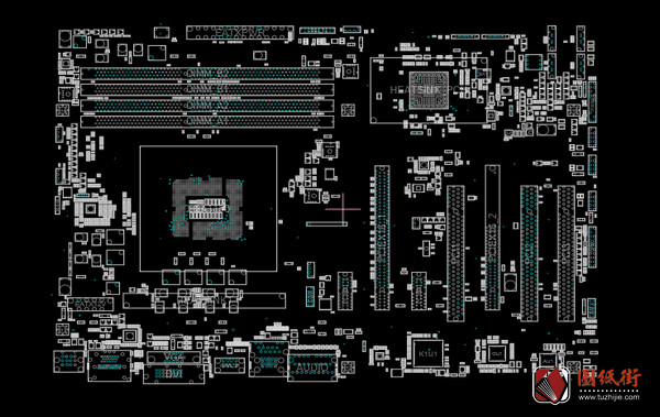 Asus H87-PRO系列华硕主板点位图