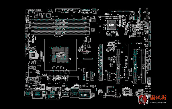 Asus H87-PRO系列华硕主板点位图