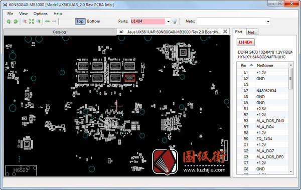Asus UX561UAR 60NB0G40-MB3000 Rev 2.0华硕笔记本点位图FZ