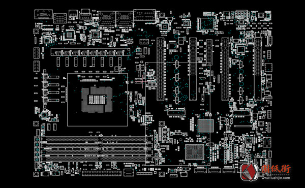 Asus Z270-WS 1.00主板点位图