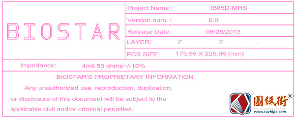 B85MG (IB85D-MHS) Rev 6.0映泰主板PDF点位图