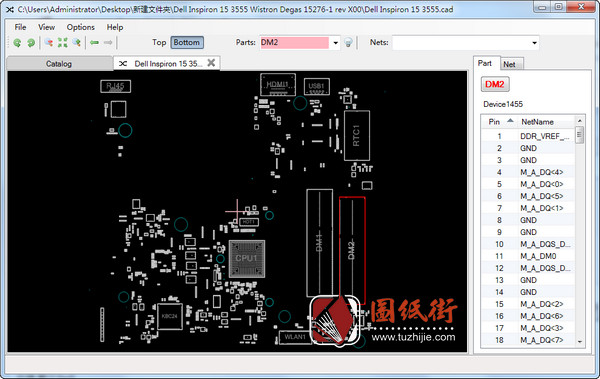 Dell 15 3555 Degas 15276-1 rev X00戴尔笔记本点位图