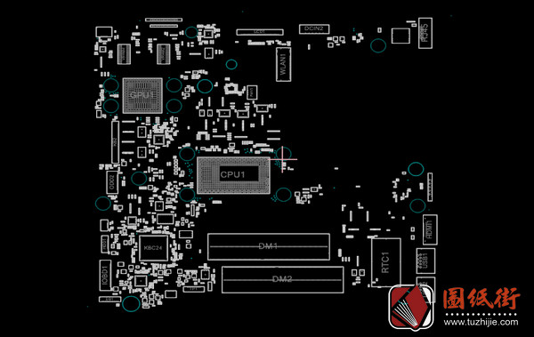 Dell Inspiron 15 3467 3567 3568 15341-1戴尔笔记本点位图CAD+PDF