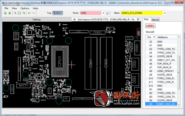 Dell 5379 5579 7773 16888-1 Starlord ROR-L REV A00戴尔笔记本点位图CAD