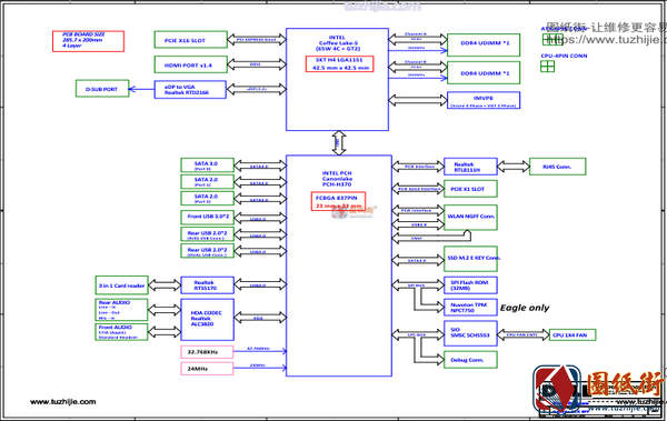 Dell 3470 17530-1 gambit-mlk-sff REV A00戴尔笔记主板本图纸