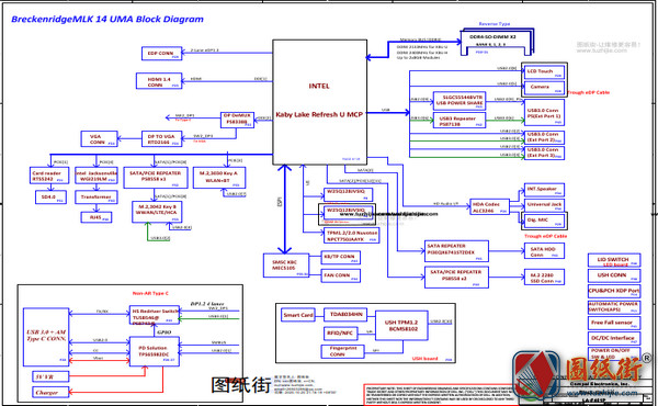 Dell 5490 LA-F401P REV :3.0 (A02)戴尔笔记本电路图