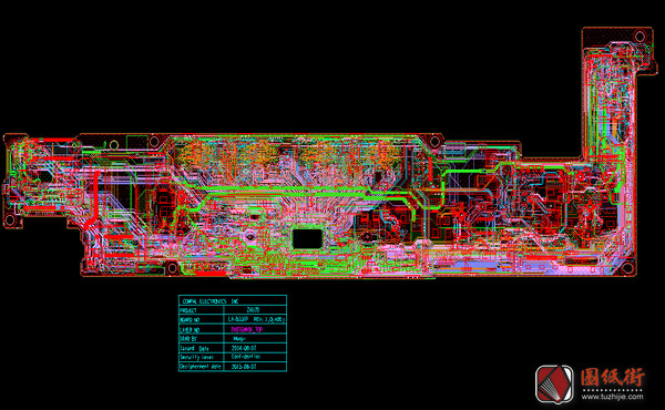 Dell 7350 LA-B331P ZAU70 rev 1.0-0807戴尔笔记本点位图BRD