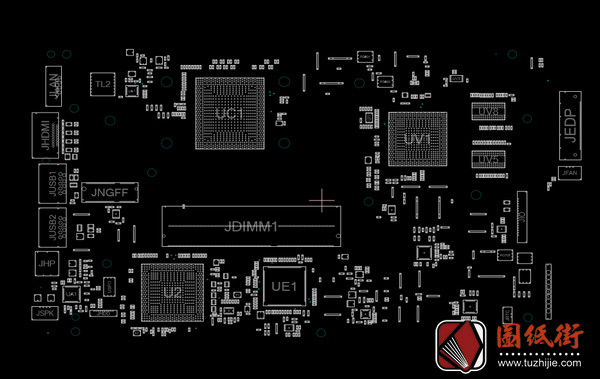 Dell 5545 Compal LA-B651P ZAMB0 ZAMC0 笔记本点位图.CAD