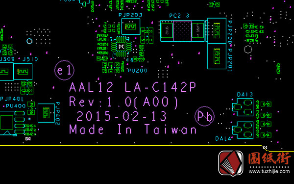Dell 5455_5555_5755 AAL12 LA-C142P REV1.0戴尔笔记本点位图BRD