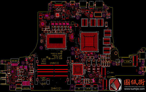 Dell Alienware 13 R3 P81G BAP00 LA-D581P点位图.cad