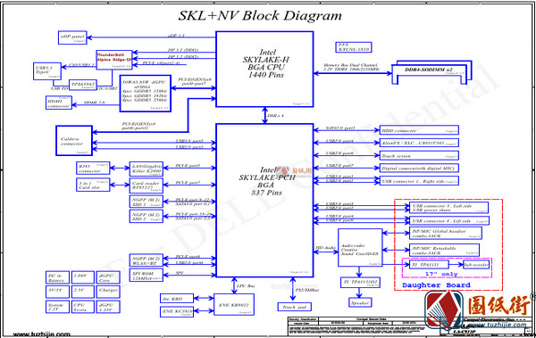 Dell Alienware 15 R3/ 17 R4 LA-D752P Rev: 1.0(A00) 外星人笔记本图纸