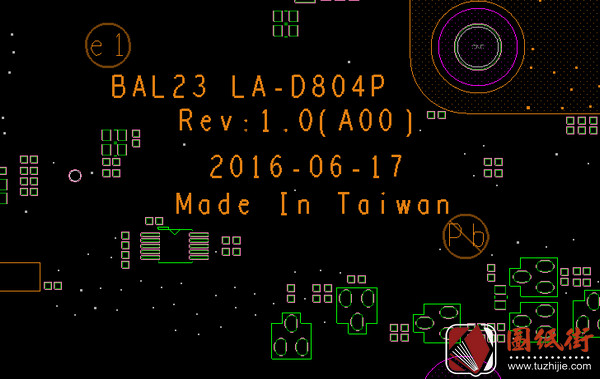Dell 15-5565 BAL23 LA-D804P Rev 1.0(A00)戴尔笔记本点位图BRD