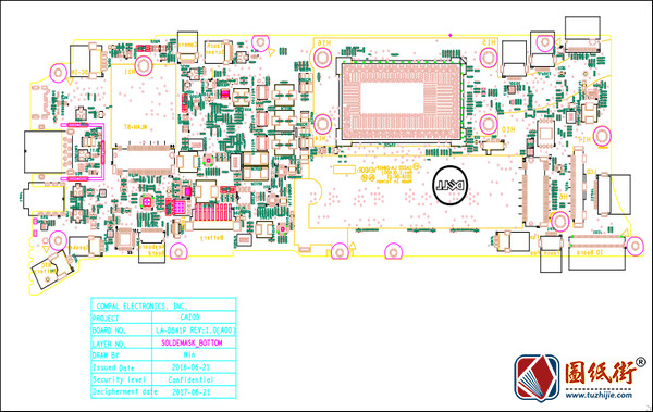 Dell XPS 13 9360 LA-D841P Rev1.0 (A00)笔记本PDF点位图