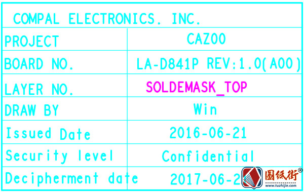 Dell XPS 13 9360 LA-D841P Rev1.0 (A00)笔记本PDF+CAD点位图