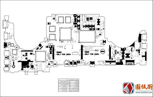 Dell G5 15 5587 DDK51/DDK52/DDK53 LA-E993P Rev 1.0戴尔笔记本点位图PDF
