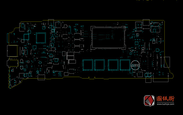 DELL XPS 13 9360 CAZ70 LA-F051P REV1.0 A00戴尔笔记本点位图